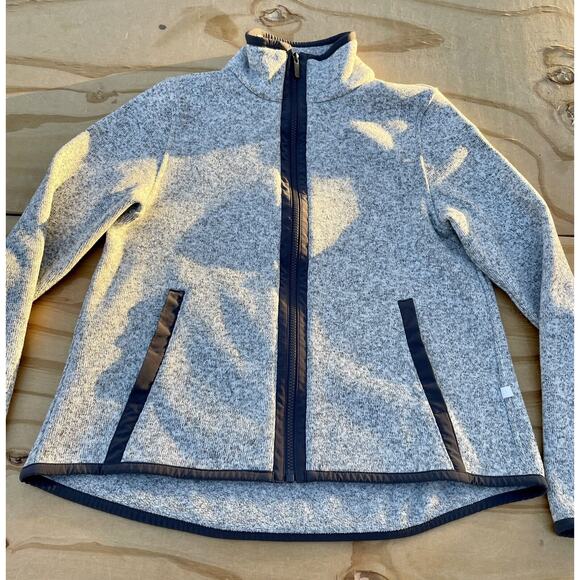 LULULEMON Fleece Full Zip Jacket Gray Athleisure Sporty Warm Women’s SIZE 6 - Picture 2 of 8